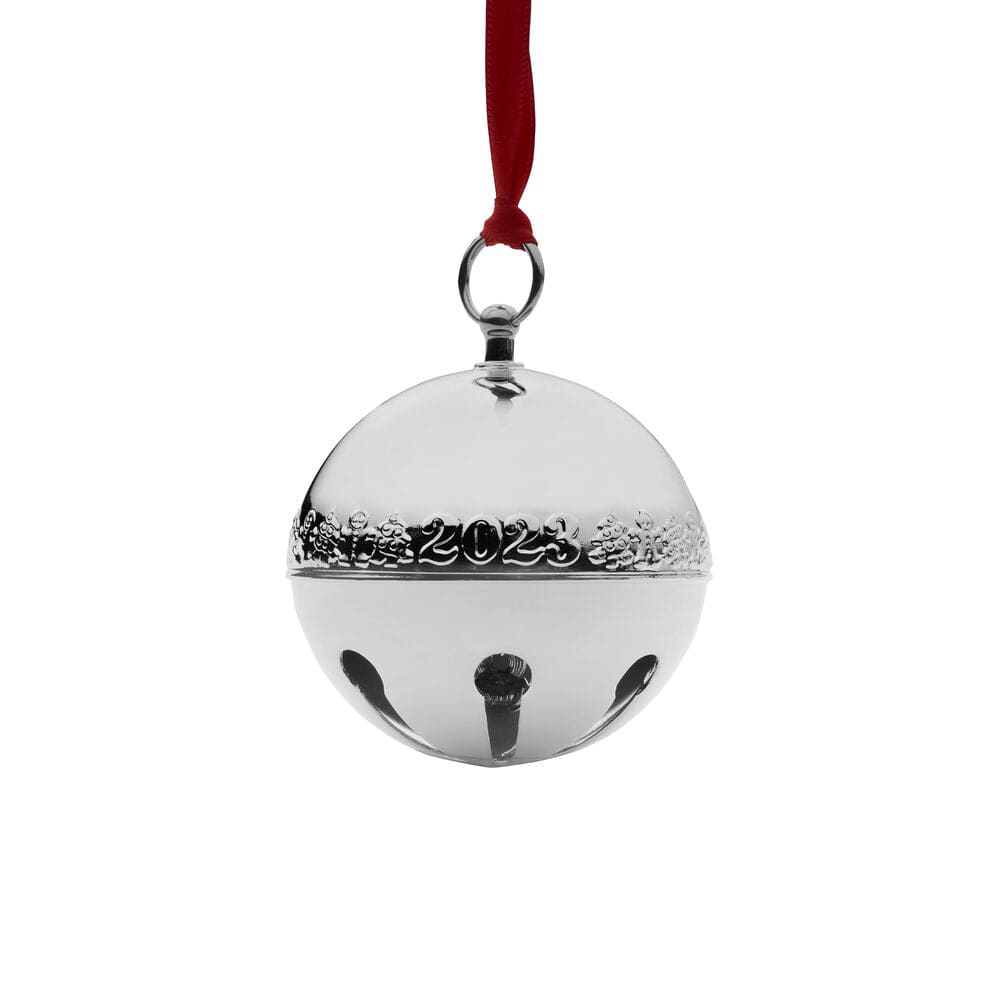 2023 Silver Plated Sleigh Bell Ornament 53rd Edition