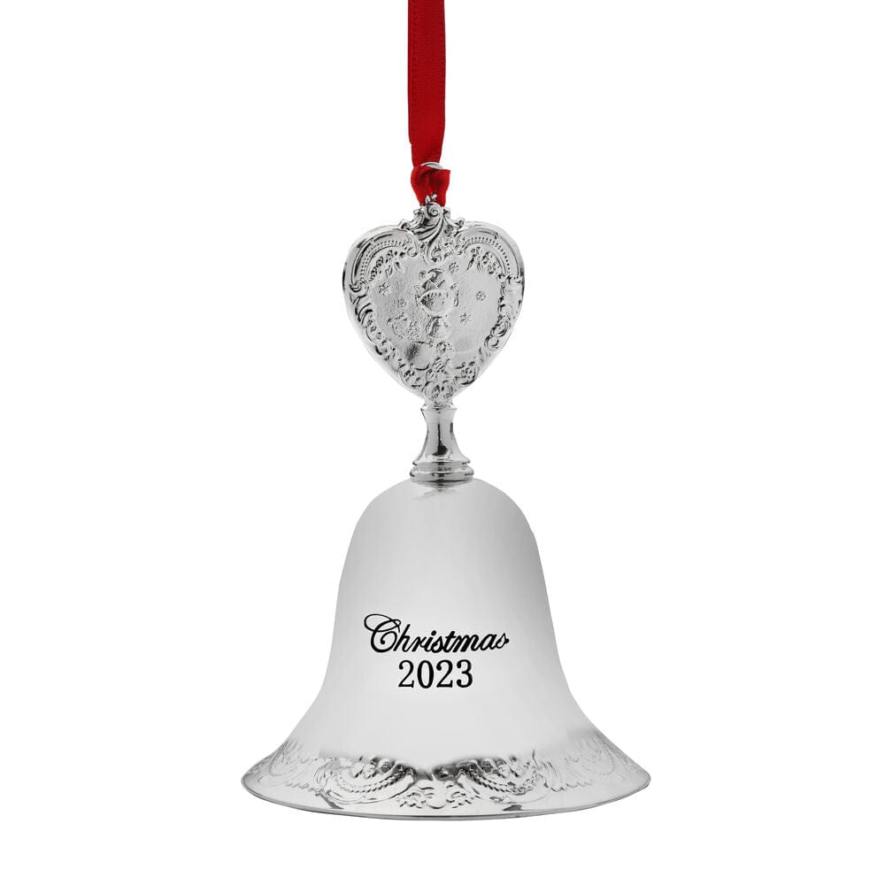 Grande Baroque 2023 Silver Plated Bell Ornament 29th Edition