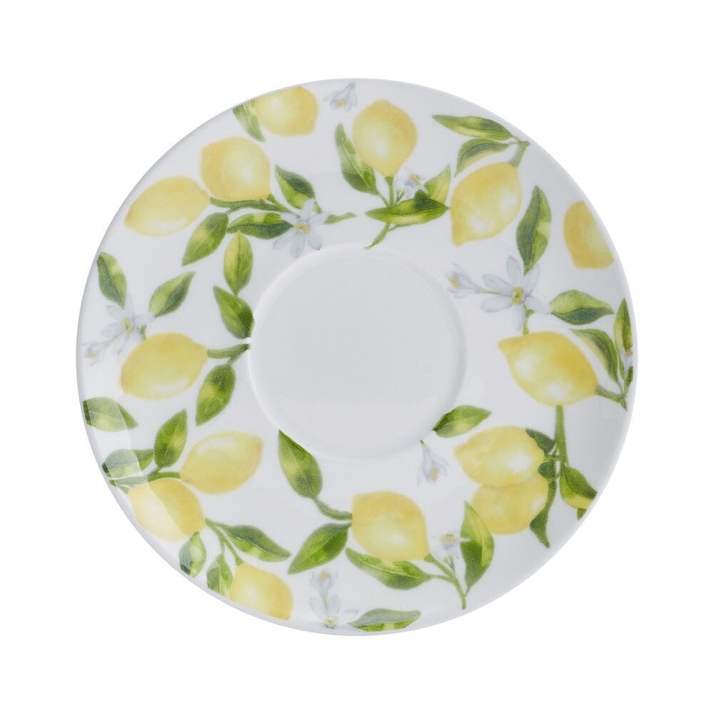 Lemons Teacup and Tea Server Set for One