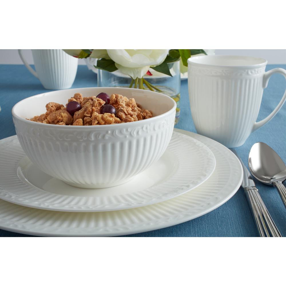 Countryside White Bone China Dinnerware Set