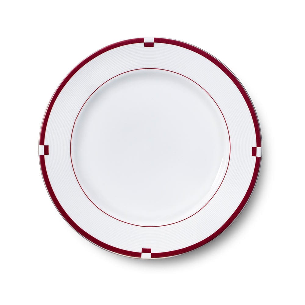 Jet Set Red Set of 4 Salad Plates
