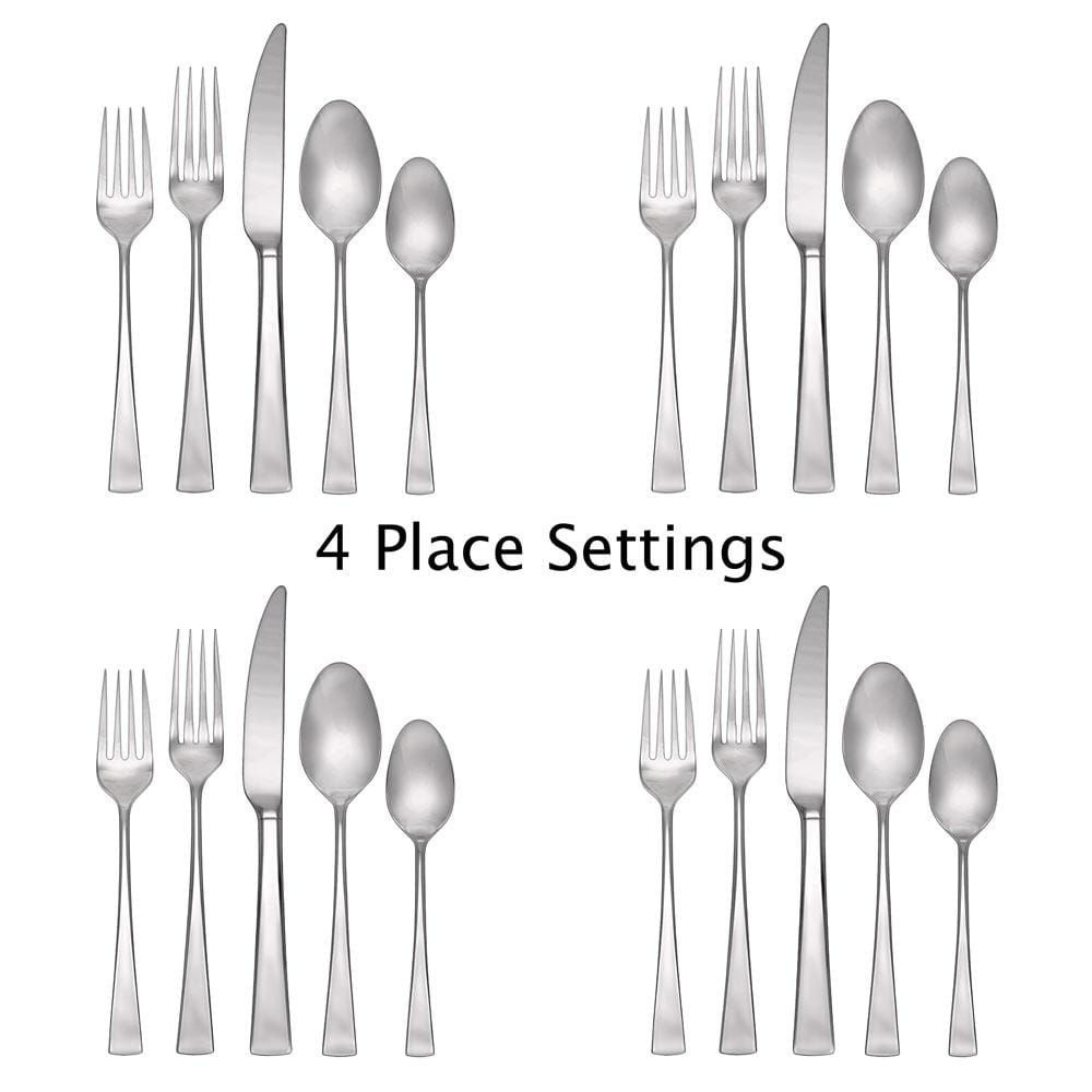 Lucia 20 Piece Flatware Set, Service for 4