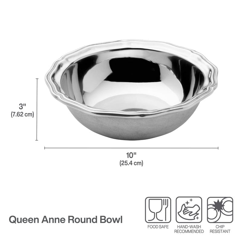 Queen Anne Medium Round Bowl