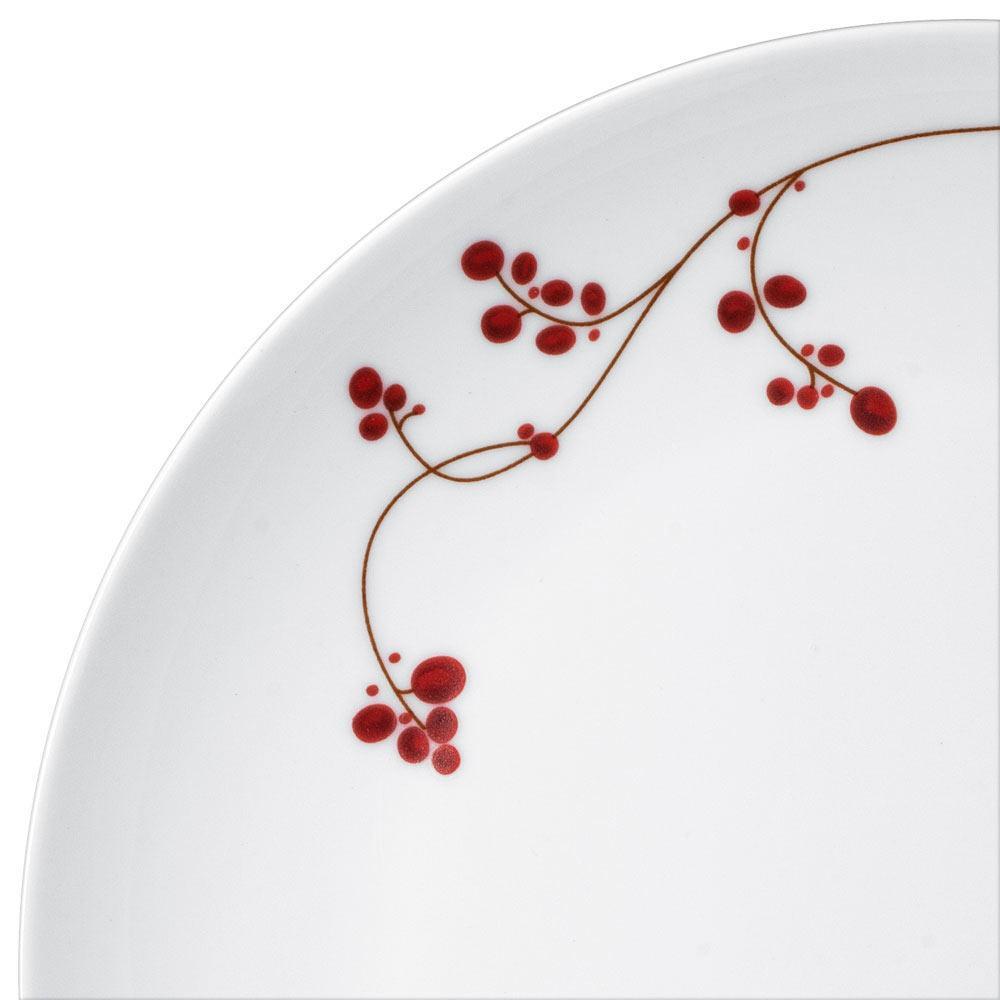Red Berries Set of 4 Dinner Plates