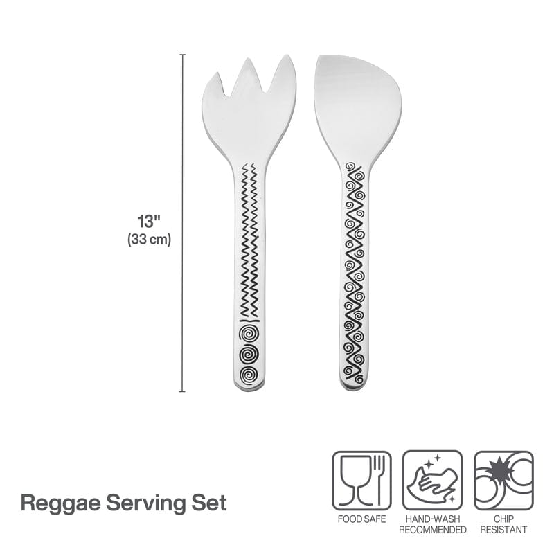 Reggae Salad Server Set