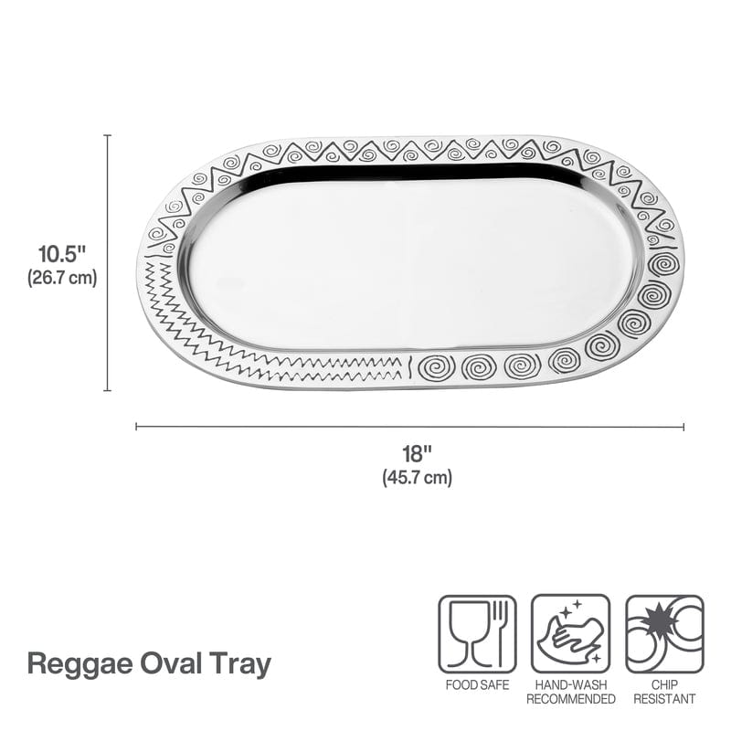 Reggae Large Oval Tray