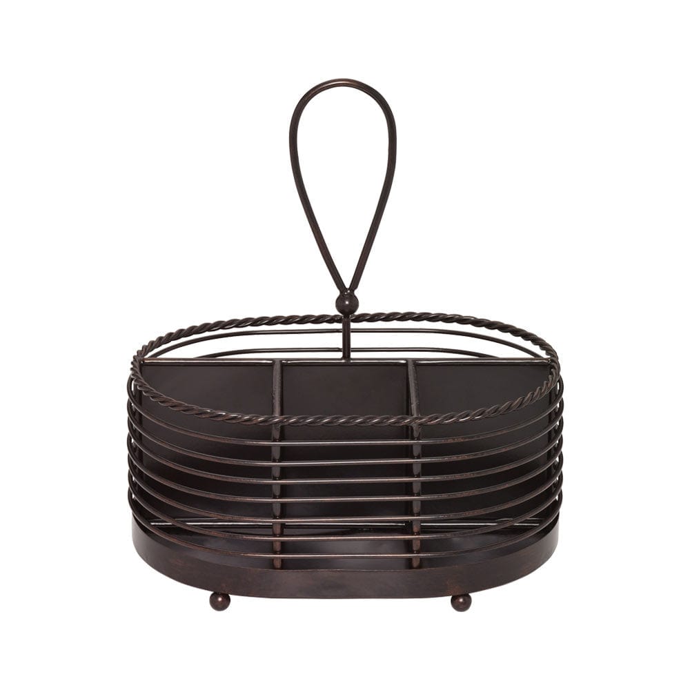 Rope Napkin and Flatware Storage Caddy