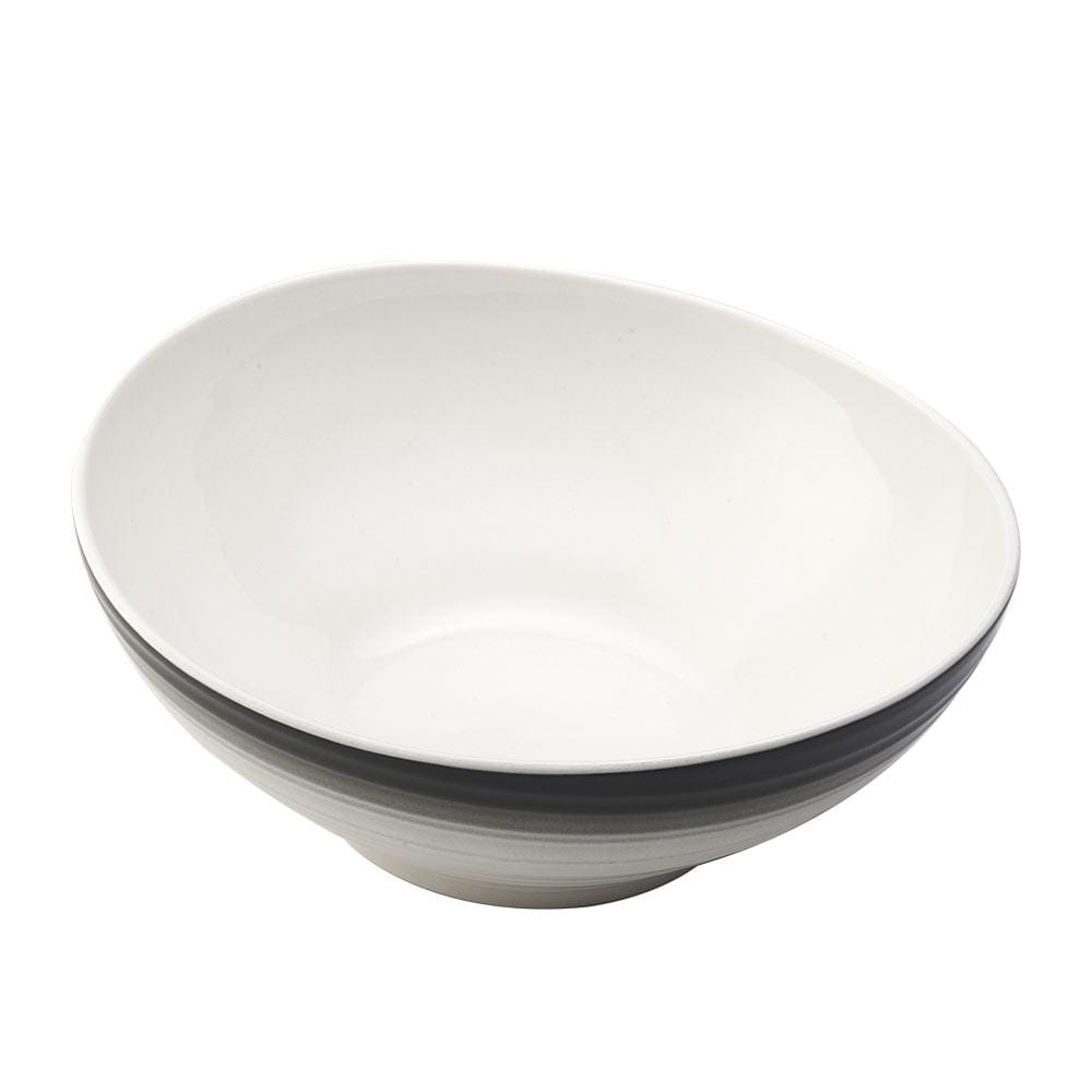 Swirl Ombre Graphite Vegetable Bowl