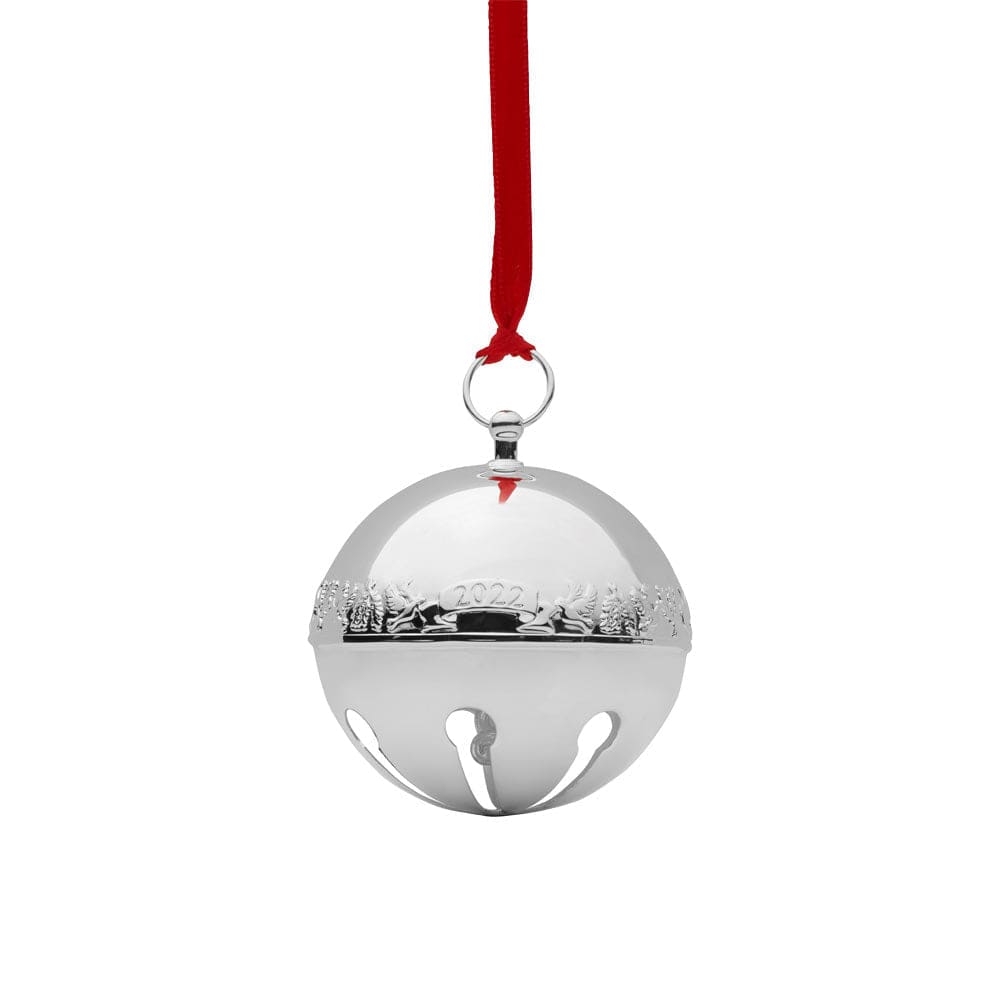 2022 Silver Plated Sleigh Bell Ornament 52nd Edition