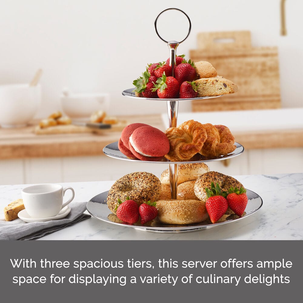 Stainless 3 Tier Server Tray