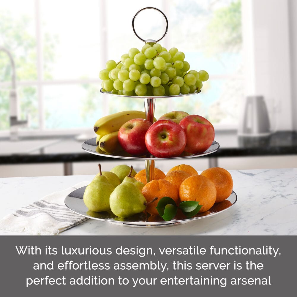 Stainless 3 Tier Server Tray