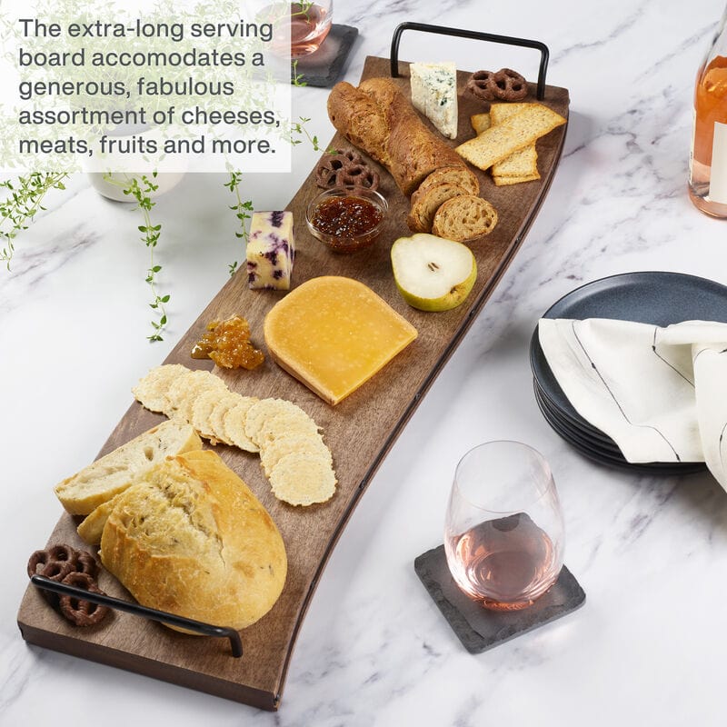 Rustic Rectangular Serve Board, 30 Inch