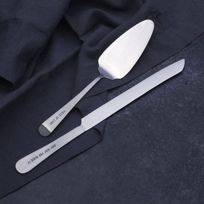 Cake Knife and Server Set
