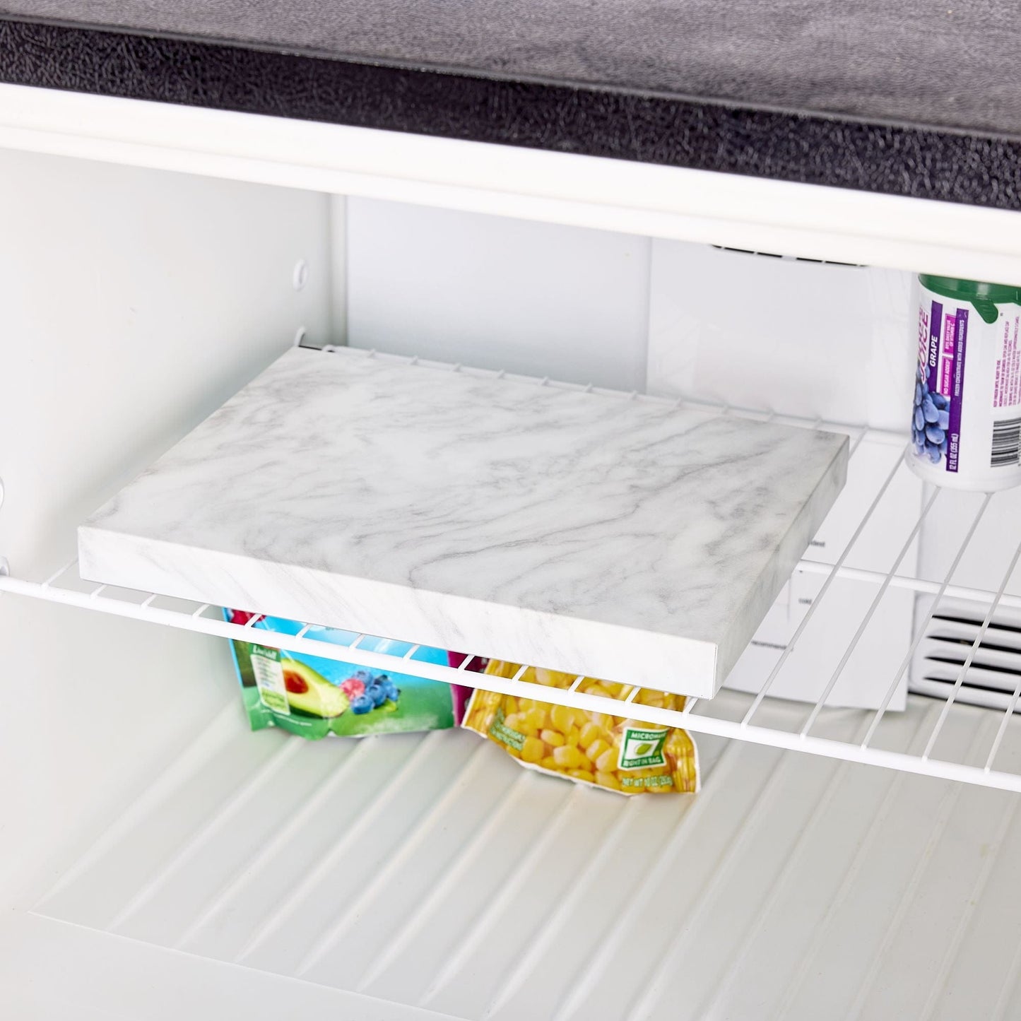 Freezable Cooling Serve Tray with Wood Base