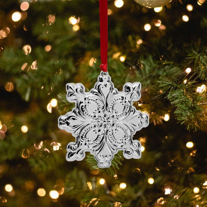 2025 Grande Baroque Sterling Snowflake Ornament 28th Edition