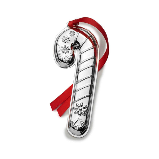 2025 Sterling Candy Cane Ornament 18th Edition