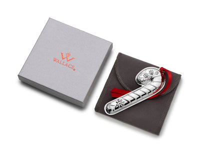 2025 Sterling Candy Cane Ornament 18th Edition