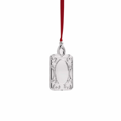 2025 Silver Plate Engravable Candle Ornament 13th Edition