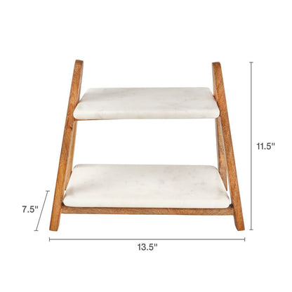 Luxor 2 Tier Serve Tray