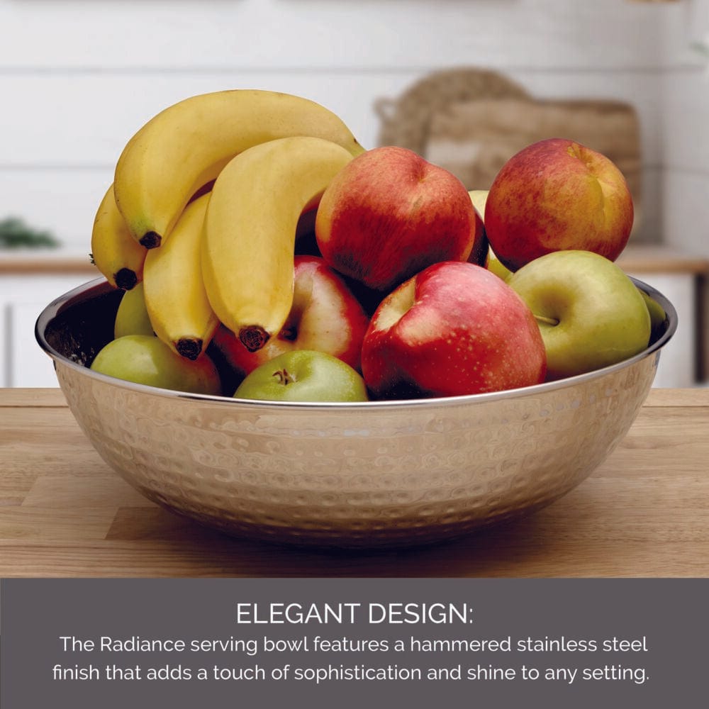 Radiance Hammered Serving Bowl