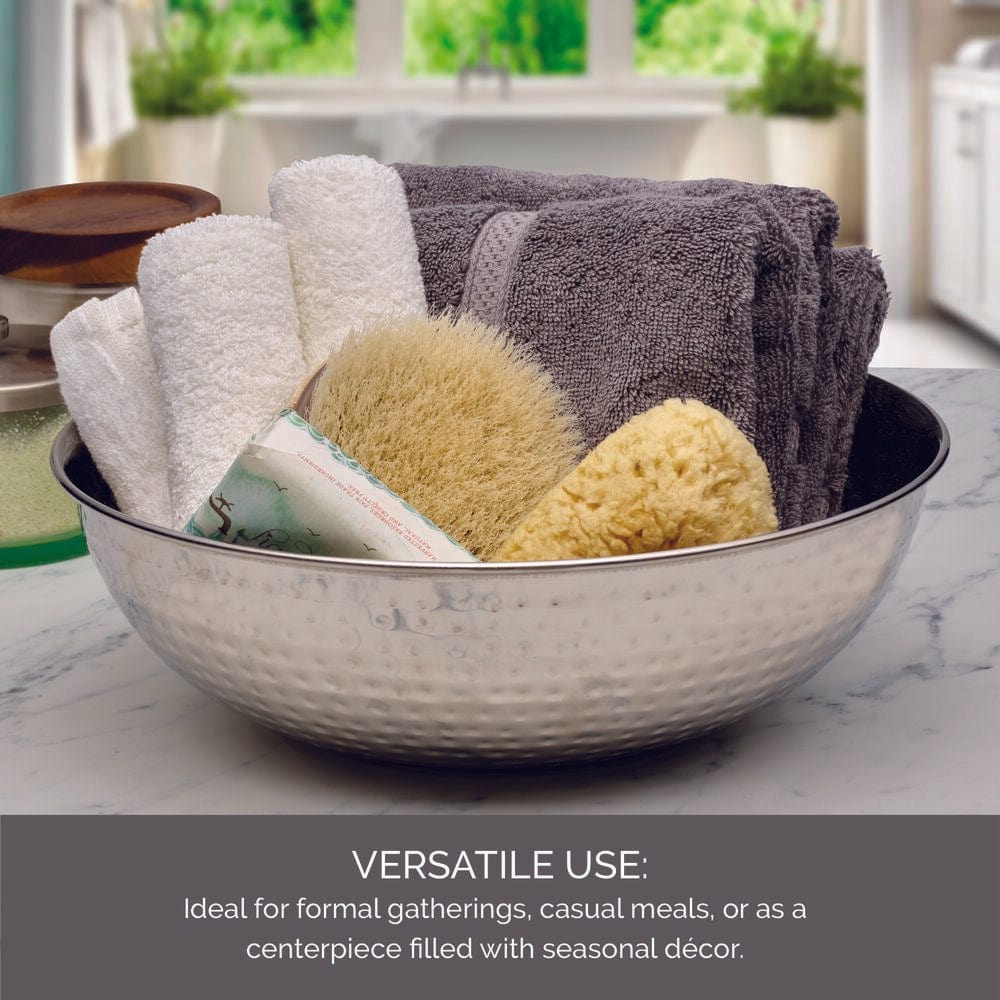 Radiance Hammered Serving Bowl