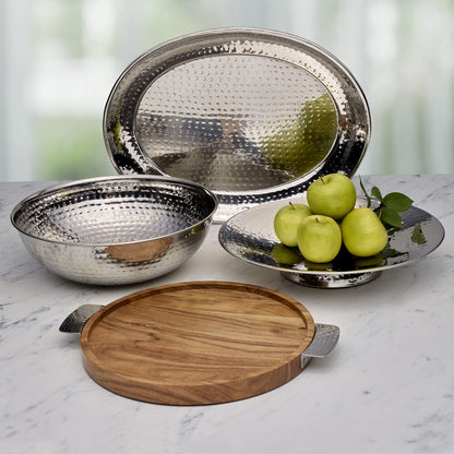 Radiance Hammered Serving Bowl