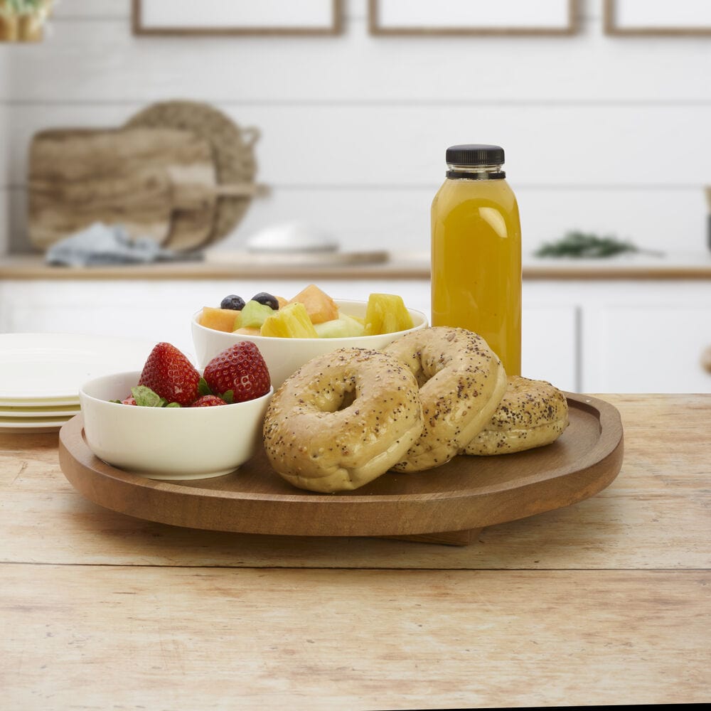 Cora Organic Lazy Susan Serve Tray