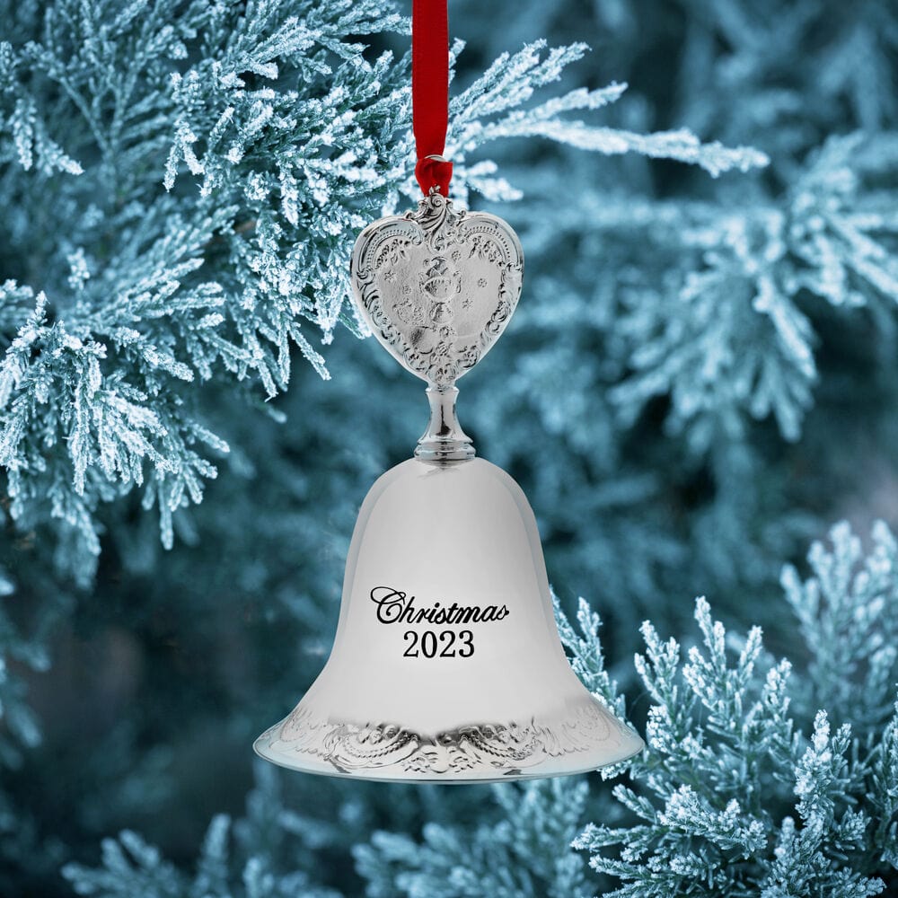 Grande Baroque 2023 Silver Plated Bell Ornament 29th Edition