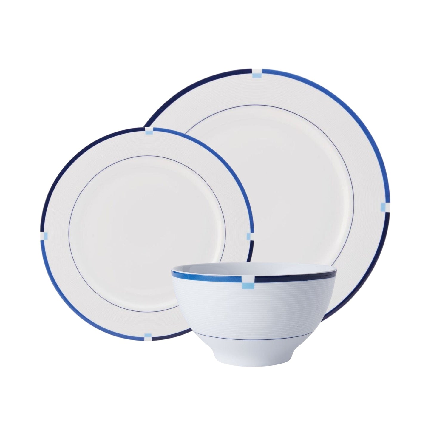 Jet Set Blue Dinnerware Set