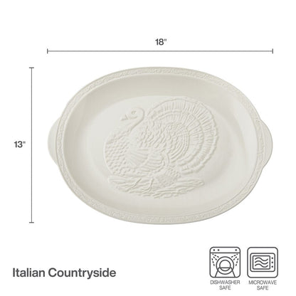 Italian Countryside® 30th Anniversary Oval Turkey Platter