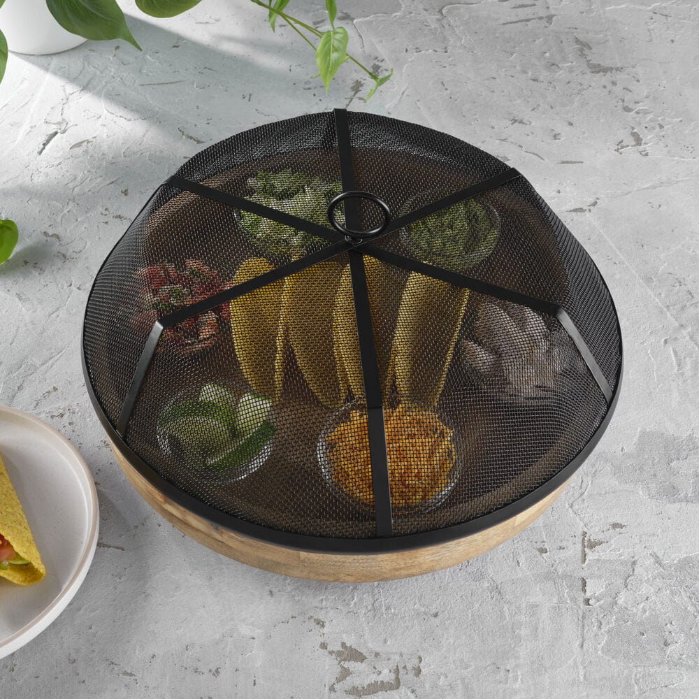 Lazy Susan  Serve Tray with Cover