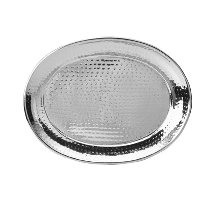 Radiance Hammered Oval Serving Tray