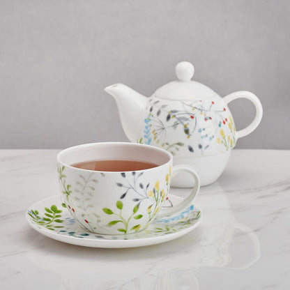 Tivoli Garden Teacup and Tea Server Set for One