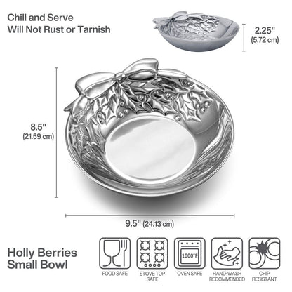 Holly Berries Small Bowl