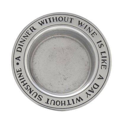 A Dinner Without Wine Bottle Coaster