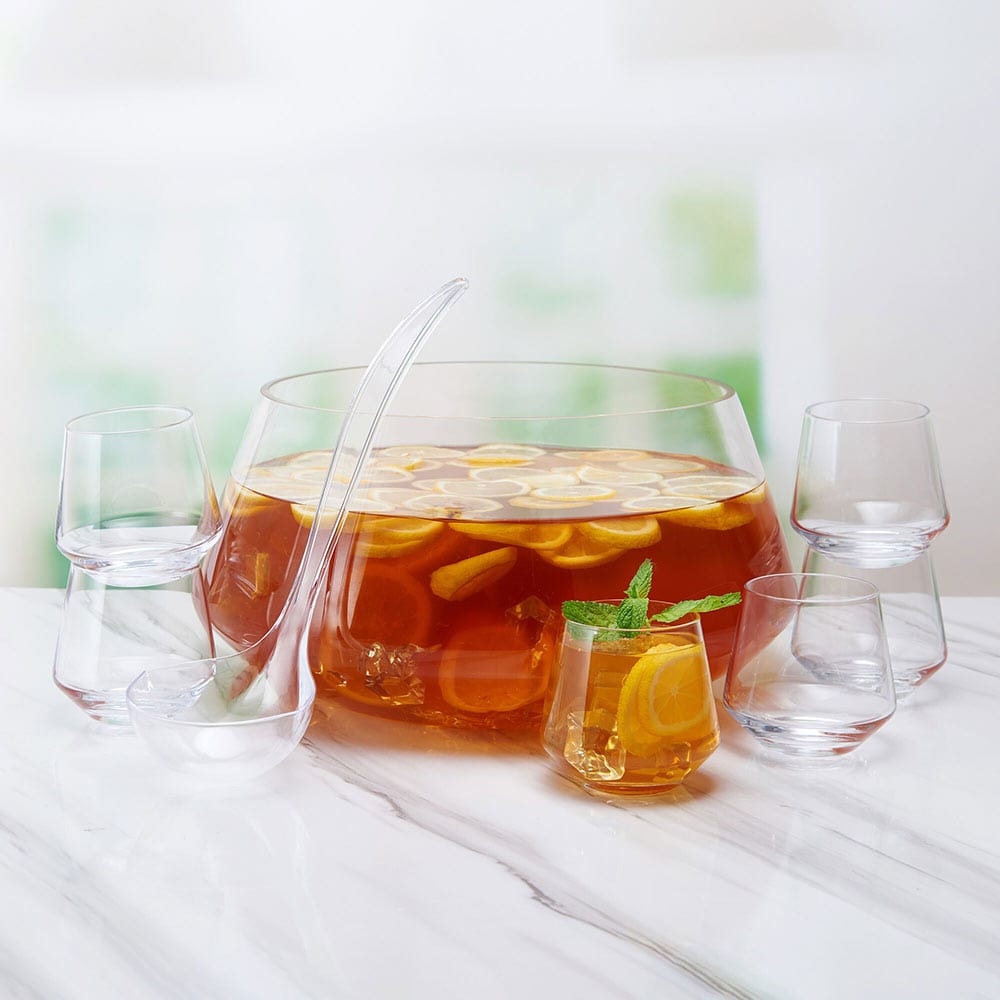 Akimbo 8 Piece Punch Bowl Set