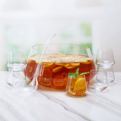 Akimbo 8 Piece Punch Bowl Set