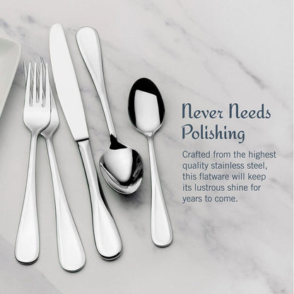 Bravo 65 Piece Flatware Set, Service for 12