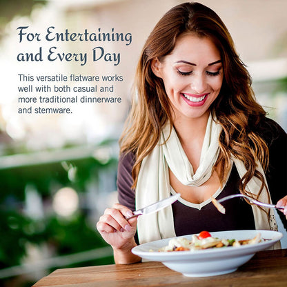 Bravo 65 Piece Flatware Set, Service for 12