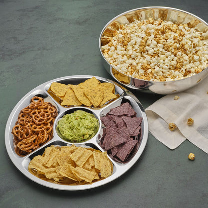 Luxe 2 Piece Chilled Chip and Dip Serving Tray