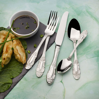 Duchess 45 Piece Flatware Set, Service for 8
