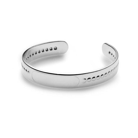 Engraveable Beaded Sterling Baby Bracelet