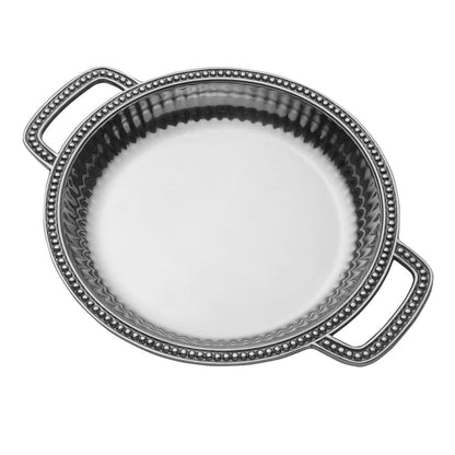 Flutes & Pearls Low Handled Tray