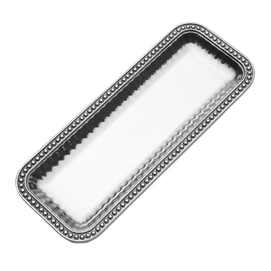 Flutes & Pearls Rectangular Tray
