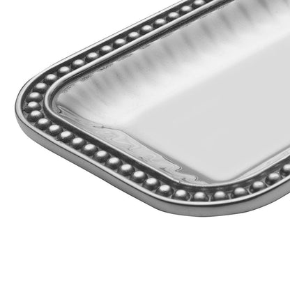 Flutes & Pearls Rectangular Tray