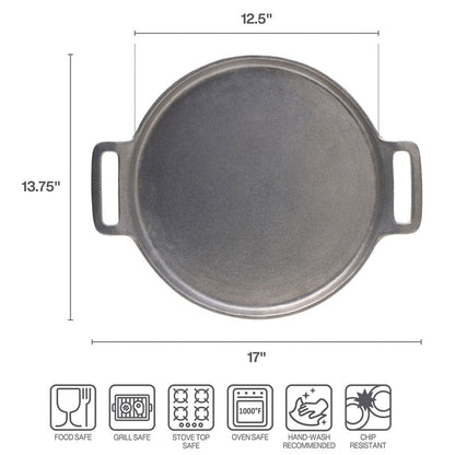 Gourmet Grillware Handled Pizza Tray