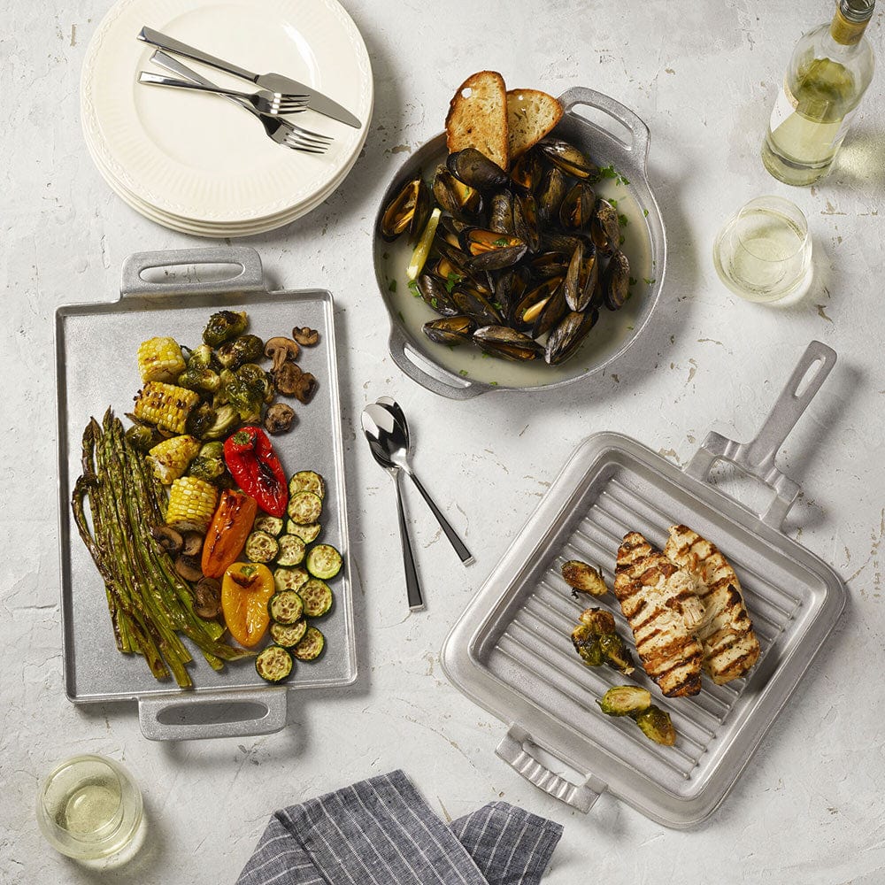 Gourmet Grillware Square Griddle with Handles