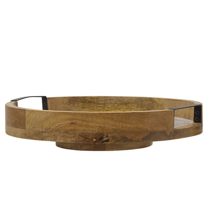 Gray Marble Lazy Susan Serve Tray