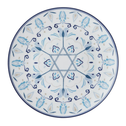 Hanukkah Celebration Set of 4 Salad Plates