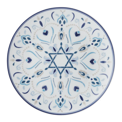 Hanukkah Celebration Set of 4 Salad Plates